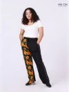 Chinese Rose Print Pants (zoom picture)