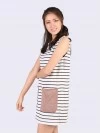 Wawa Pocket 2-Tone Dress (zoom picture)