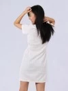 Smock Waist Button Up Dress (zoom picture)