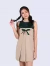 Patricia Bow Tie 2-Tone Dress (zoom picture)