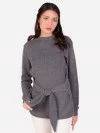 Adalene Bow Tie Sweater-Black (zoom picture)
