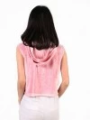 Fadia Sleeveless Hoodie-Pink (zoom picture)