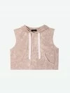 Fadia Sleeveless Hoodie-Gold (zoom picture)