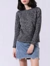 Janis Lace Up Long Sleeve Top (zoom picture)