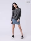 Janis Lace Up Long Sleeve Top (zoom picture)