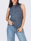 Dana Mock Neck Ribbed Top (zoom picture)