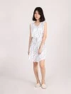 Marble Print Tie Waist Dress (zoom picture)