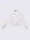 Rose Oblique Button Blouse Shirt (zoom picture)