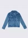 Tiara Long sleeve button up jacket -  Blue (zoom picture)