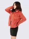 Tiara Long sleeve button up jacket -  Orange (zoom picture)