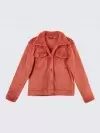 Tiara Long sleeve button up jacket -  Orange (zoom picture)