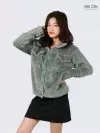 Tiara Long sleeve button up jacket - Green (zoom picture)