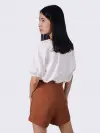 Vina Puffed Sleeve Button Up Top (zoom picture)